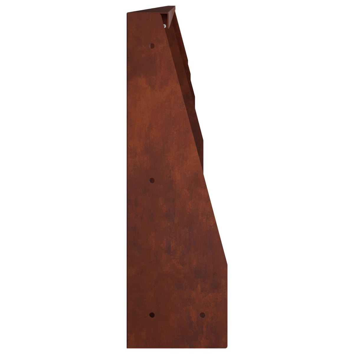 Retaining Wall 4 pcs 100 x 12 x 40 cm Weathering Steel Rusty