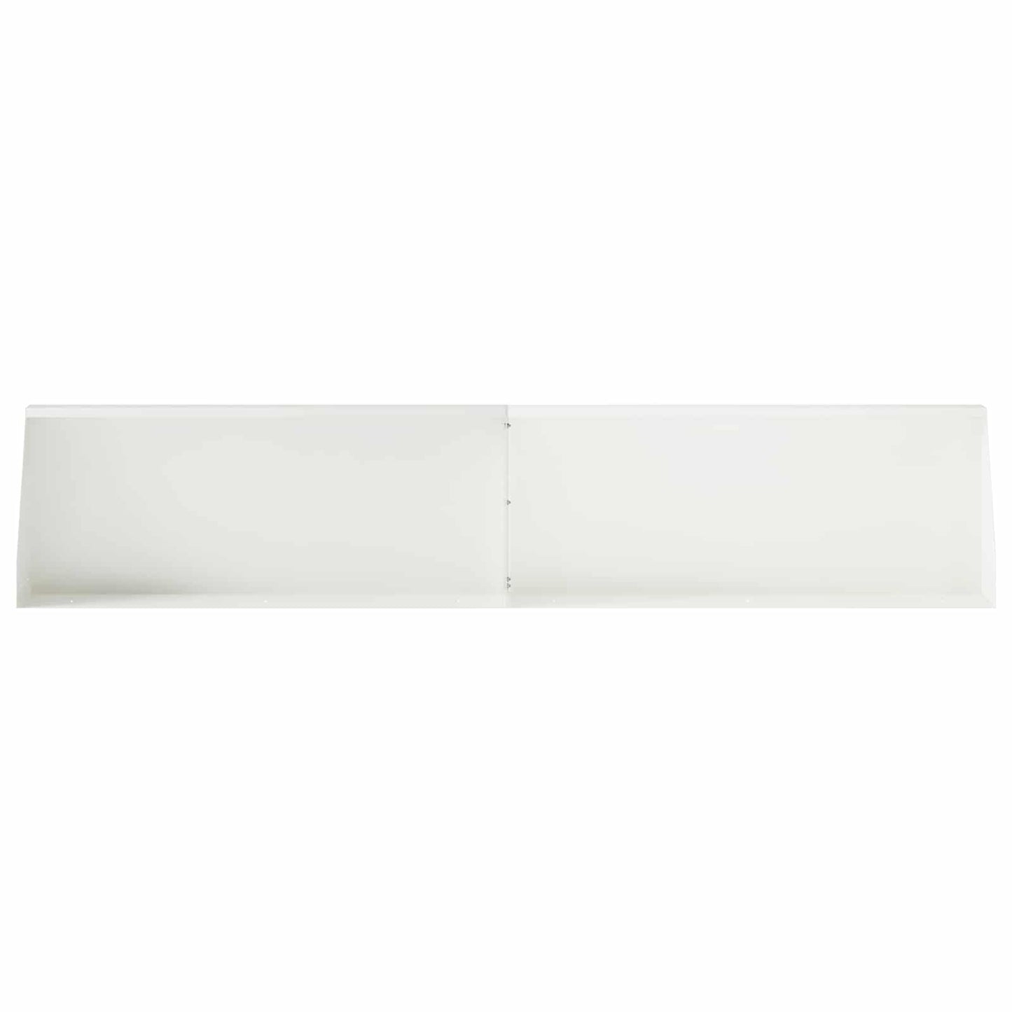 Retaining Wall 4 pcs 100 x 12 x 50 cm Steel White