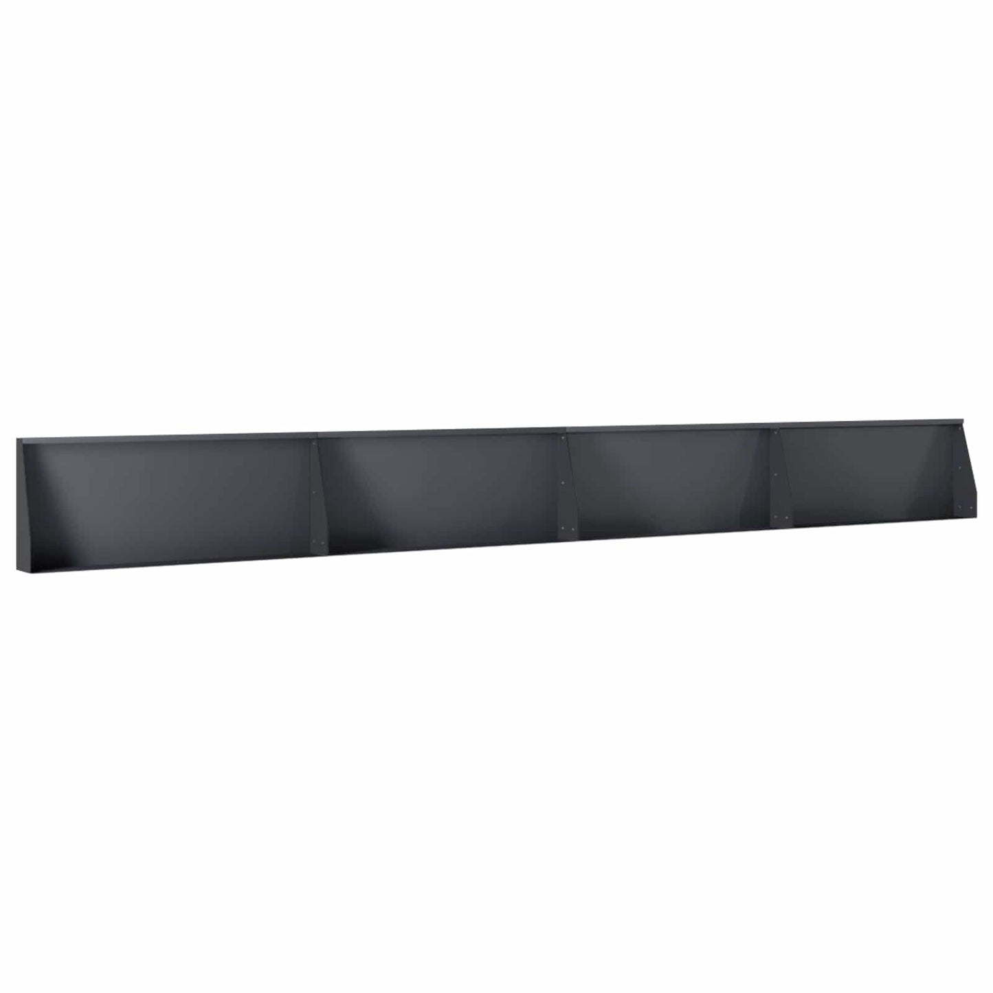 Retaining Wall 4 pcs 100 x 12 x 50 cm Steel Anthracite