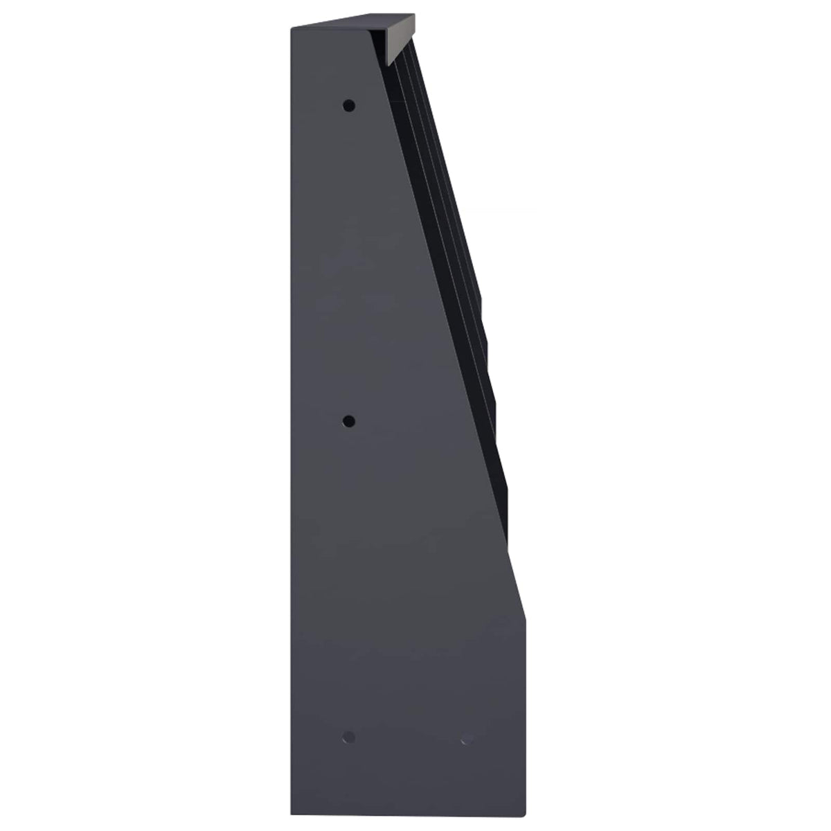 Retaining Wall 4 pcs 40 x 12 x 30 cm Steel Anthracite