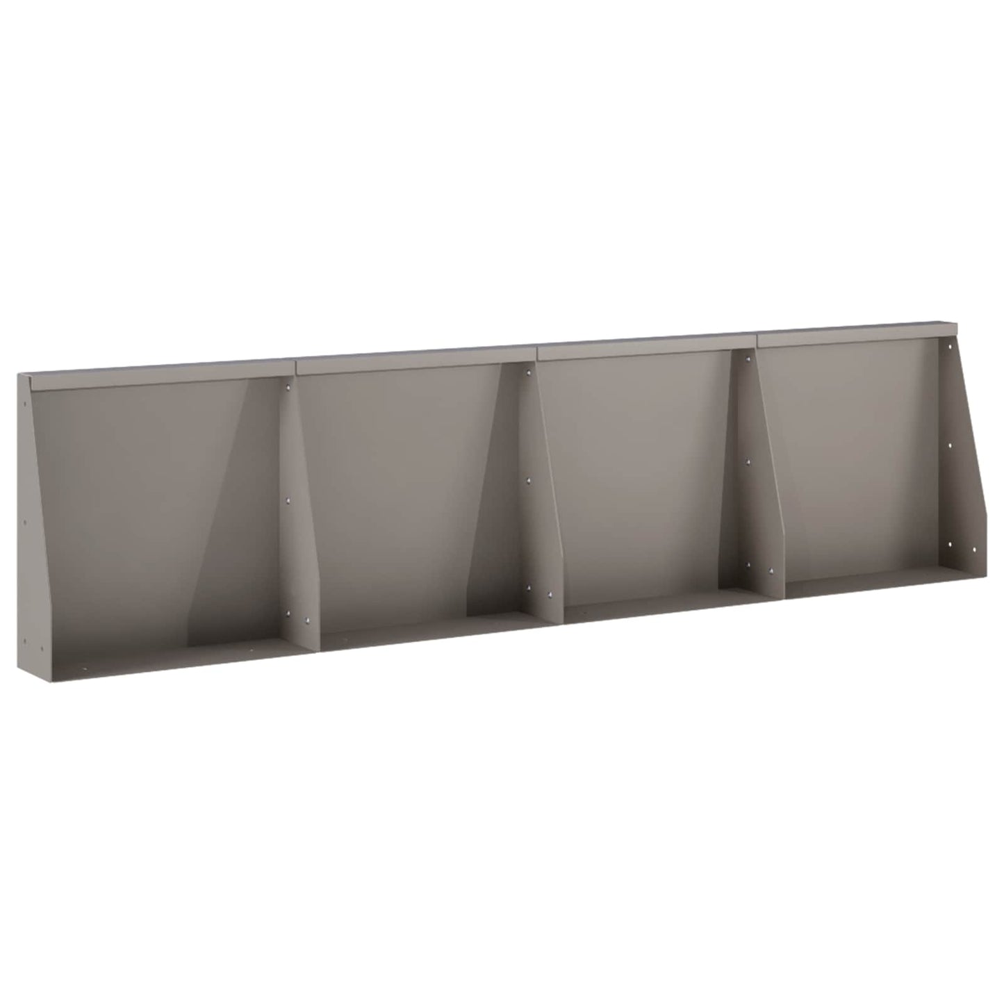 Retaining Wall 4 pcs 40 x 12 x 30 cm Weathering Steel Rusty