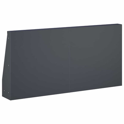 Retaining Wall 4 pcs 40 x 12 x 40 cm Steel Anthracite