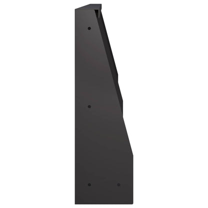 Retaining Wall 4 pcs 60 x 12 x 30 cm Steel Black