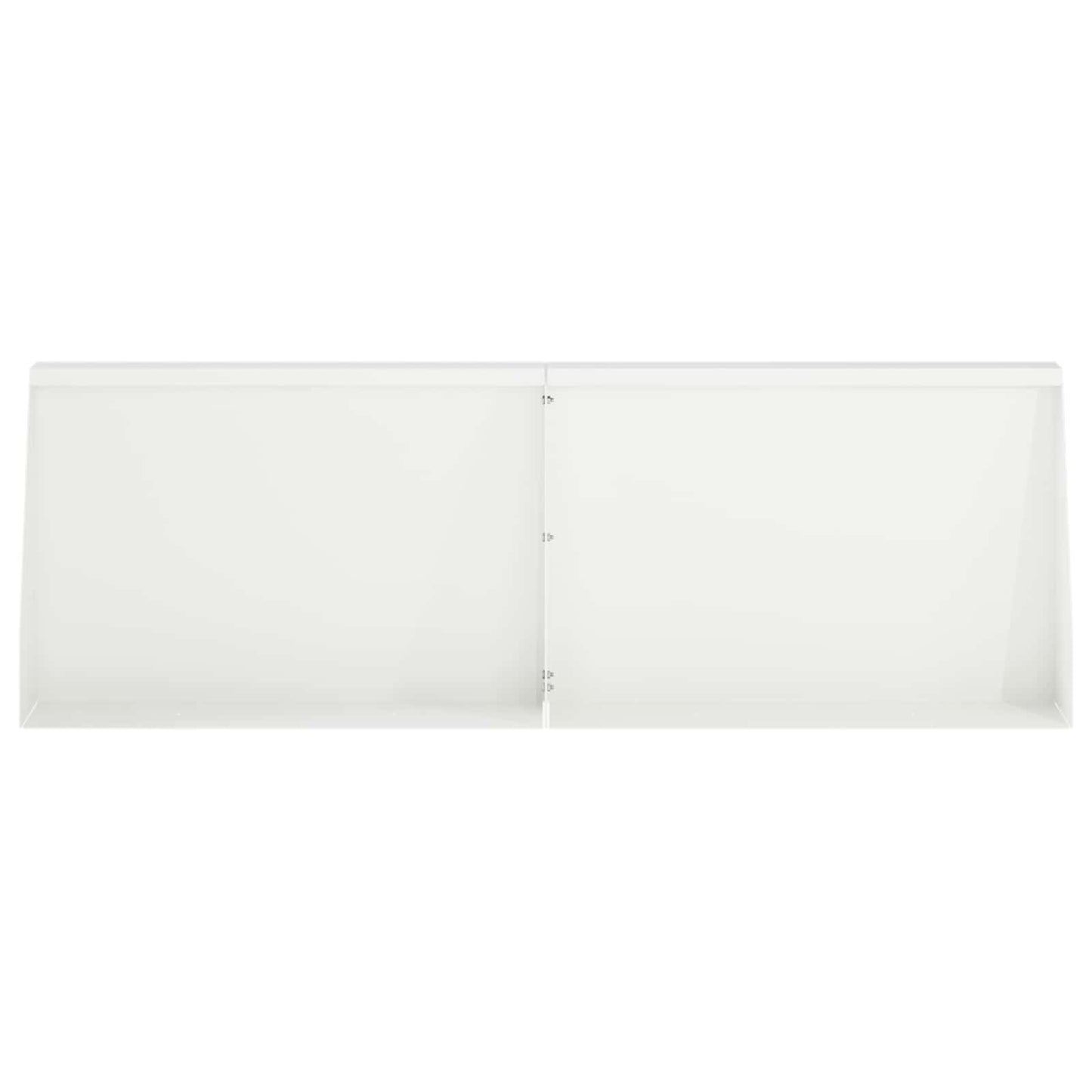 Retaining Wall 4 pcs 60 x 12 x 40 cm Steel White