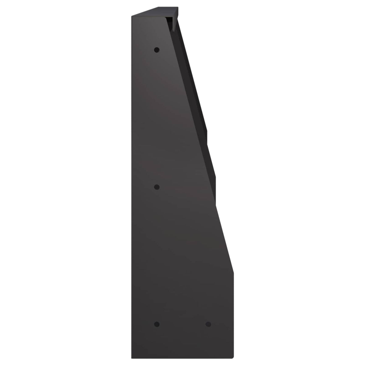 Retaining Wall 4 pcs 60 x 12 x 50 cm Steel Black
