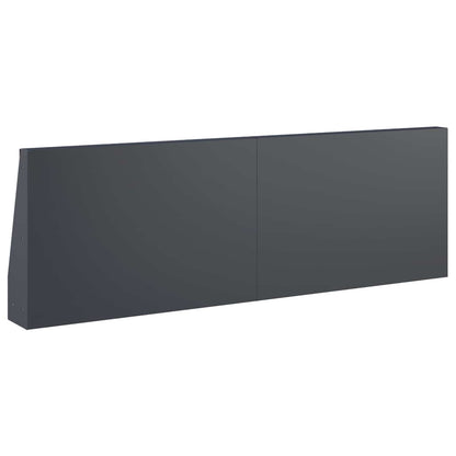 Retaining Wall 4 pcs 60 x 12 x 50 cm Steel Anthracite