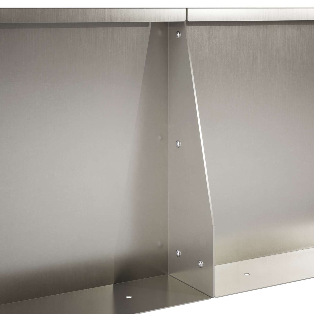 Retaining Wall 4 pcs 60 x 12 x 50 cm Stainless Steel Silver