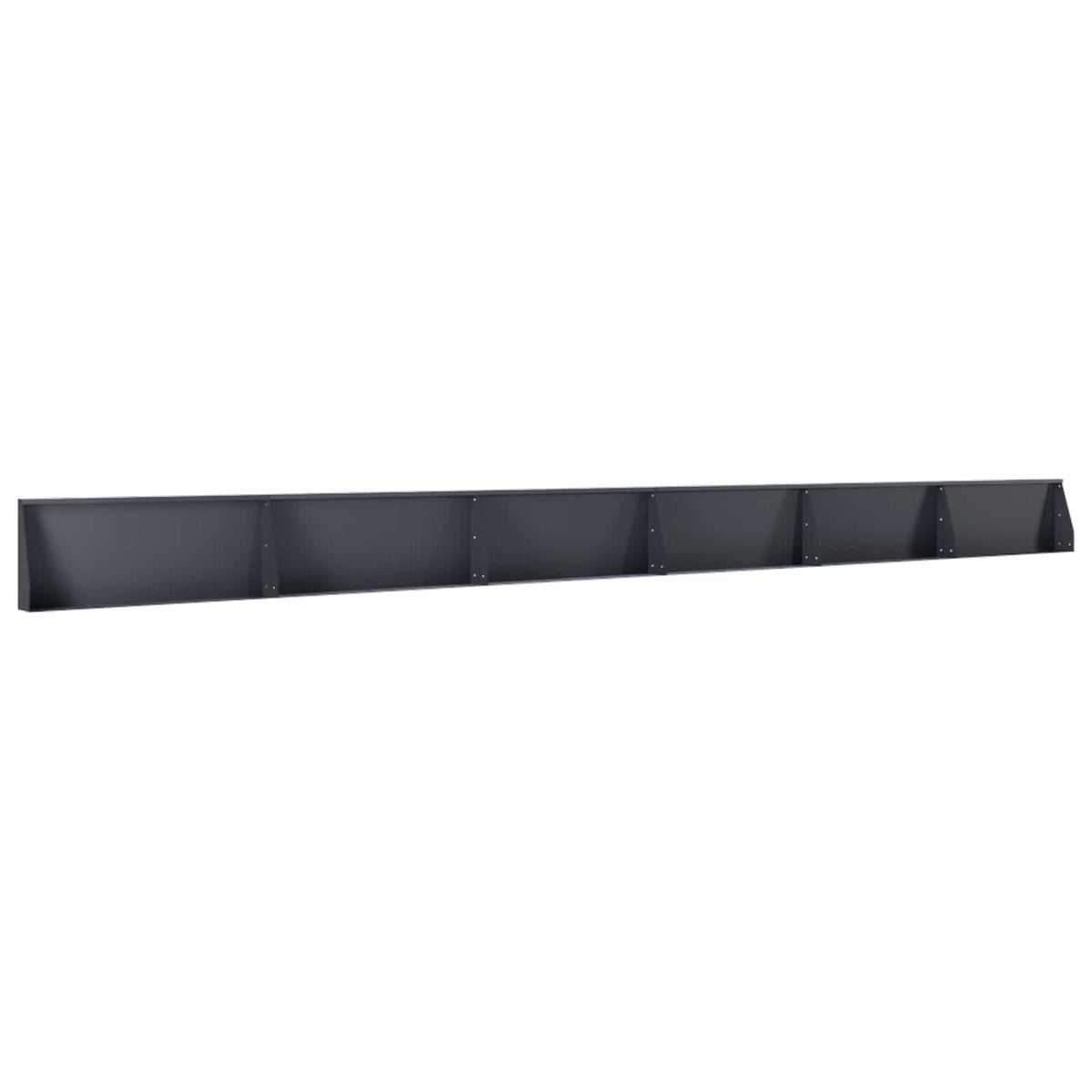 Retaining Wall 6 pcs 100 x 12 x 30 cm Steel Anthracite