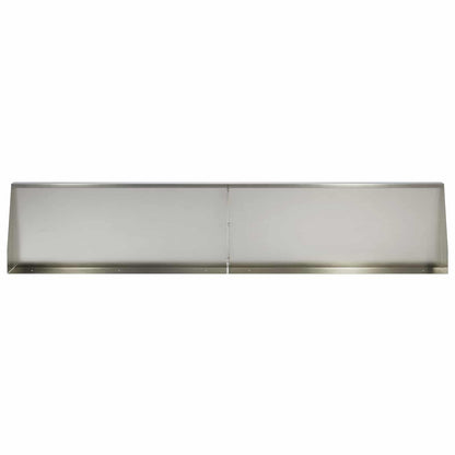 Retaining Wall 6 pcs 100 x 12 x 30 cm Stainless Steel Silver
