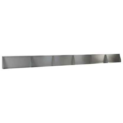 Retaining Wall 6 pcs 100 x 12 x 30 cm Galvanised Steel Silver