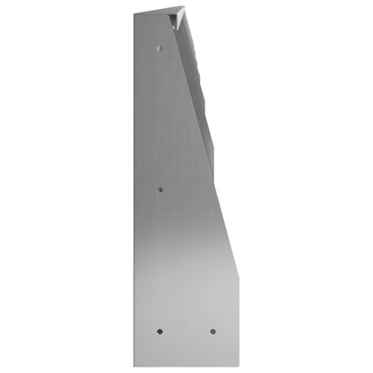 Retaining Wall 6 pcs 100 x 12 x 30 cm Galvanised Steel Silver