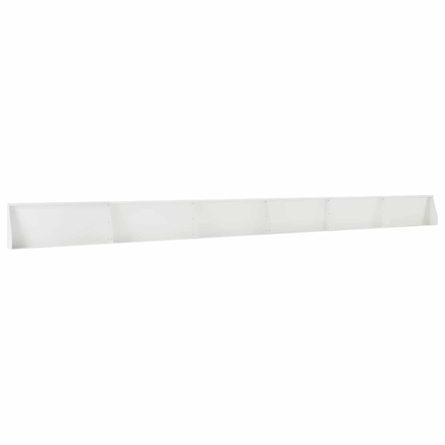 Retaining Wall 6 pcs 100 x 12 x 40 cm Steel White