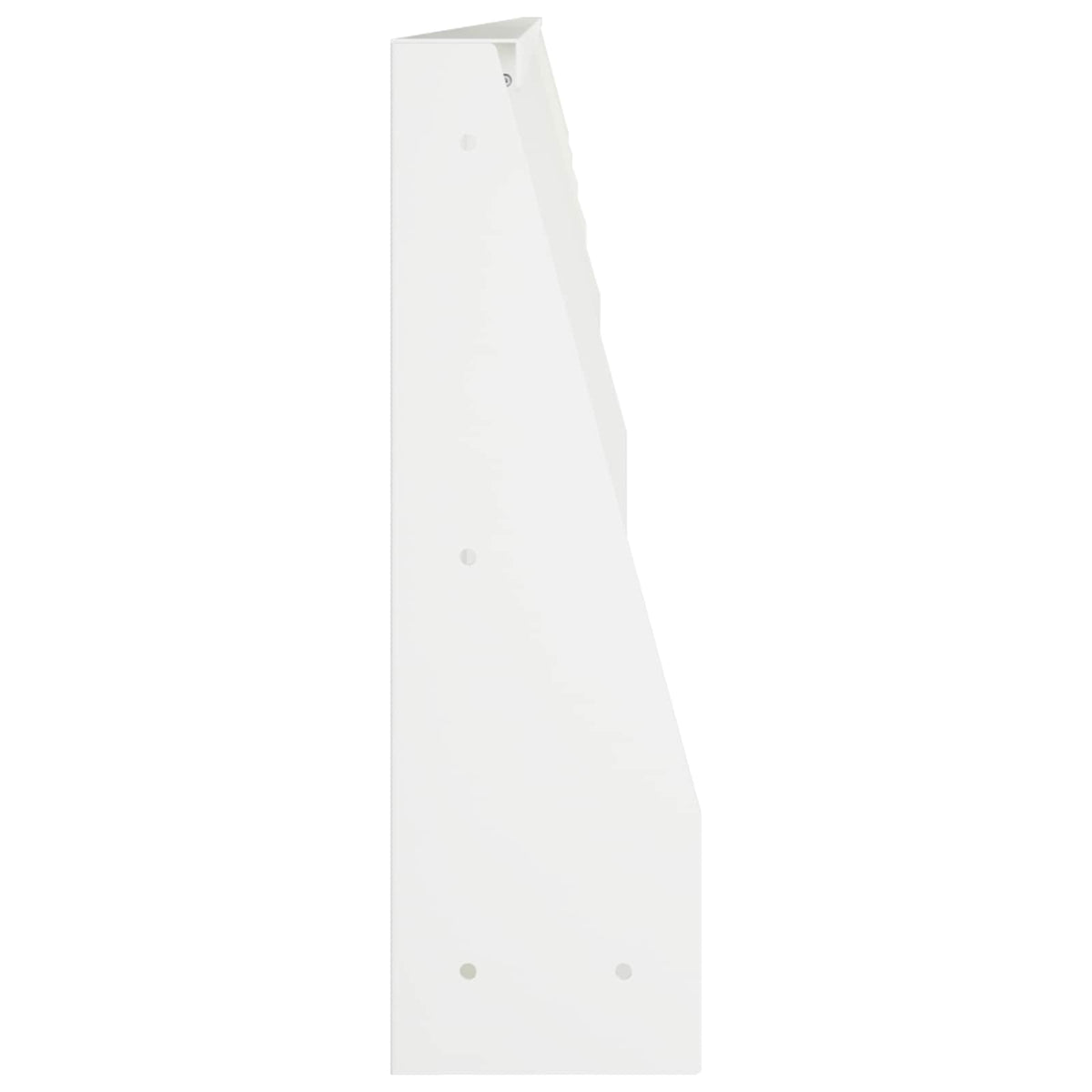 Retaining Wall 6 pcs 100 x 12 x 40 cm Steel White