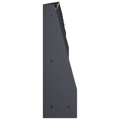 Retaining Wall 6 pcs 100 x 12 x 40 cm Steel Anthracite