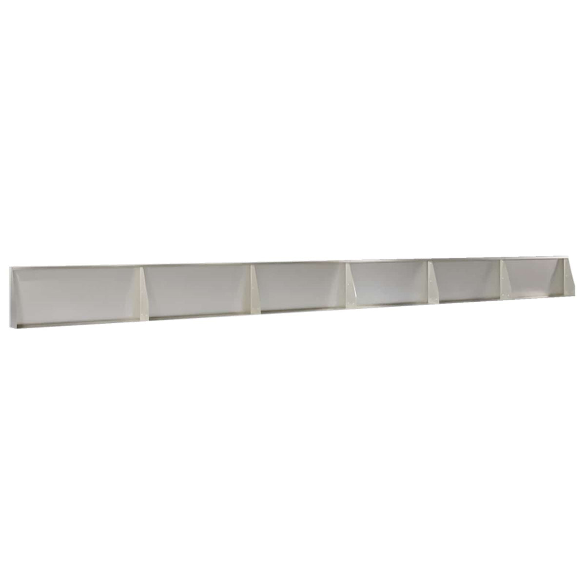 Retaining Wall 6 pcs 100 x 12 x 40 cm Stainless Steel Silver