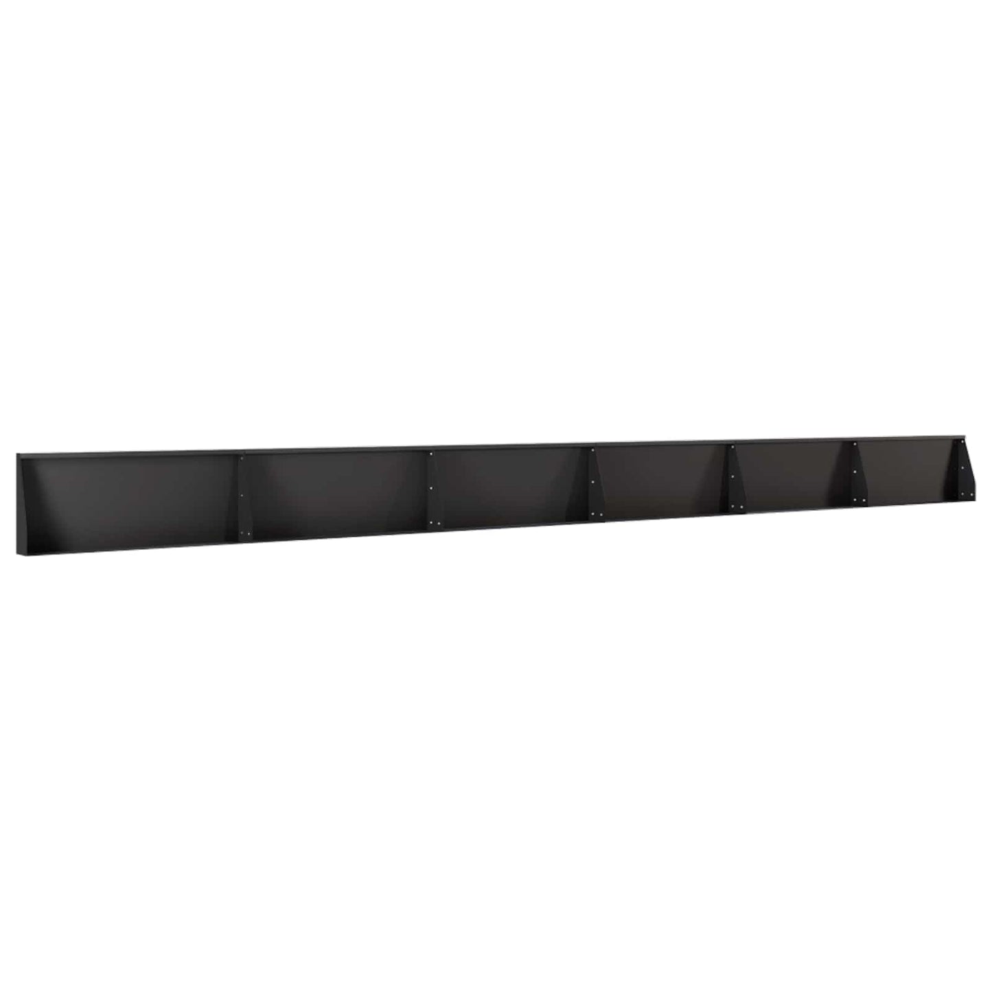 Retaining Wall 6 pcs 100 x 12 x 50 cm Steel Black