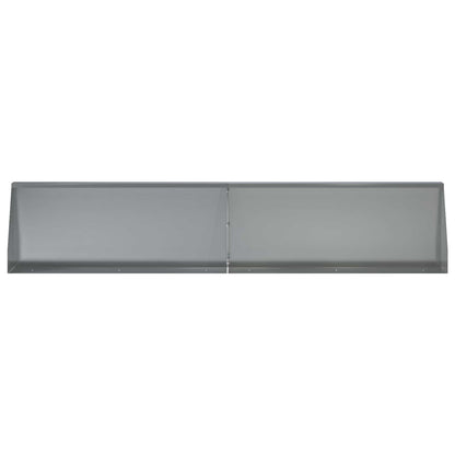 Retaining Wall 6 pcs 100 x 12 x 50 cm Galvanised Steel Silver