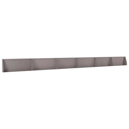 Retaining Wall 6 pcs 100 x 12 x 50 cm Weathering Steel Rusty