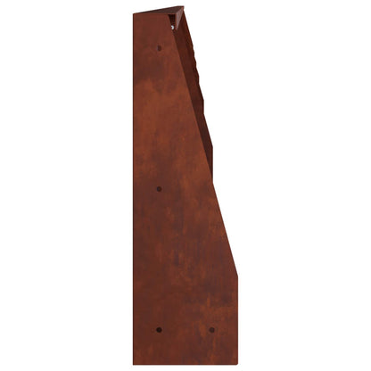 Retaining Wall 6 pcs 100 x 12 x 50 cm Weathering Steel Rusty