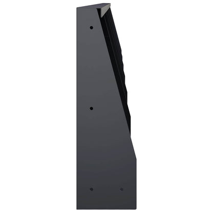 Retaining Wall 6 pcs 40 x 12 x 30 cm Steel Anthracite