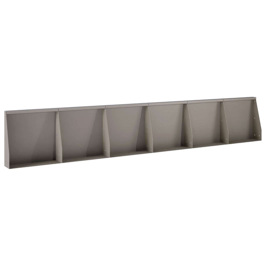 Retaining Wall 6 pcs 40 x 12 x 30 cm Weathering Steel Rusty
