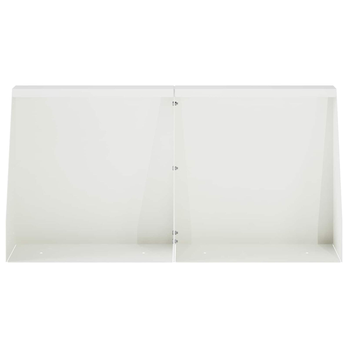 Retaining Wall 6 pcs 40 x 12 x 40 cm Steel White