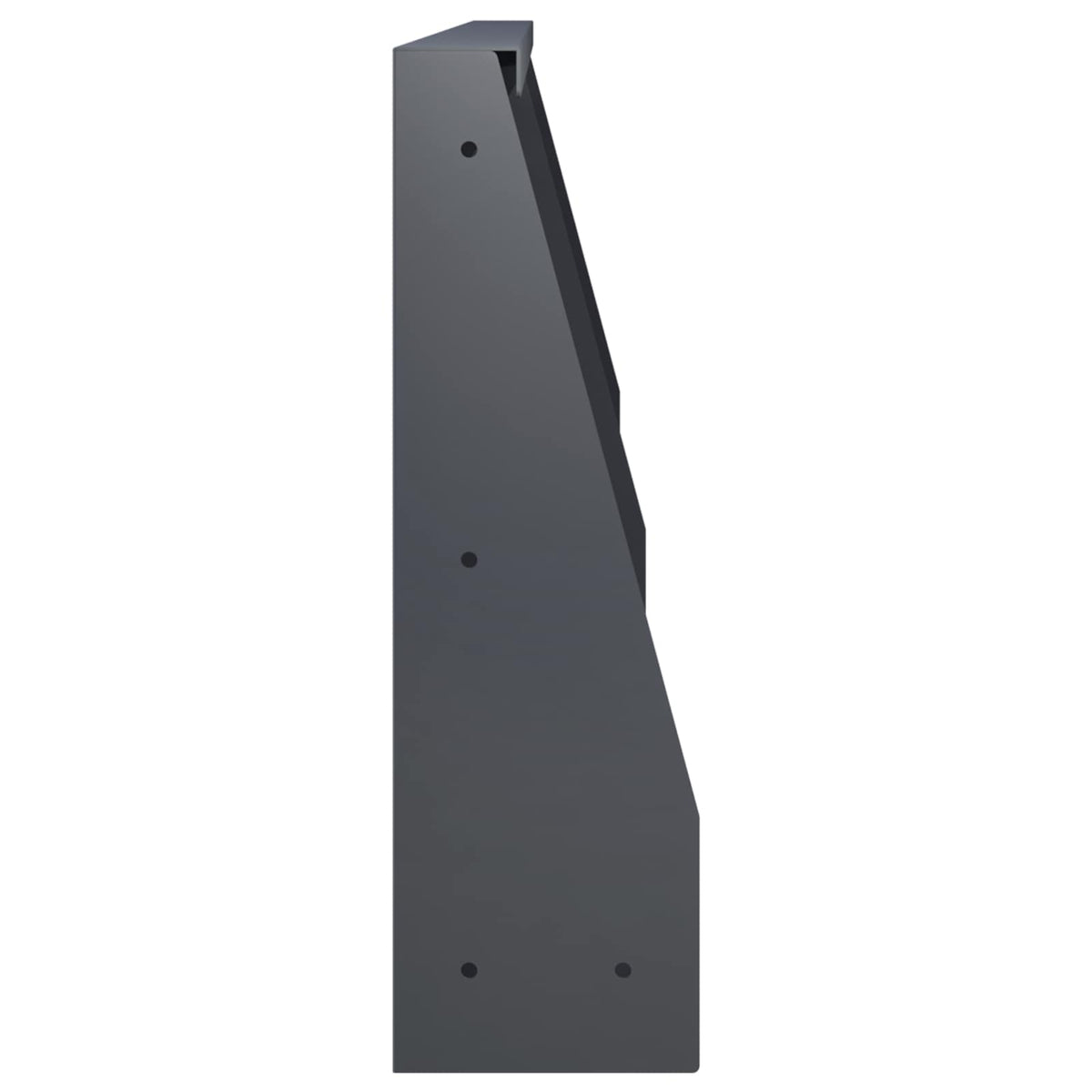 Retaining Wall 6 pcs 60 x 12 x 30 cm Steel Anthracite