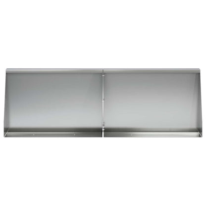 Retaining Wall 6 pcs 60 x 12 x 30 cm Galvanised Steel Silver