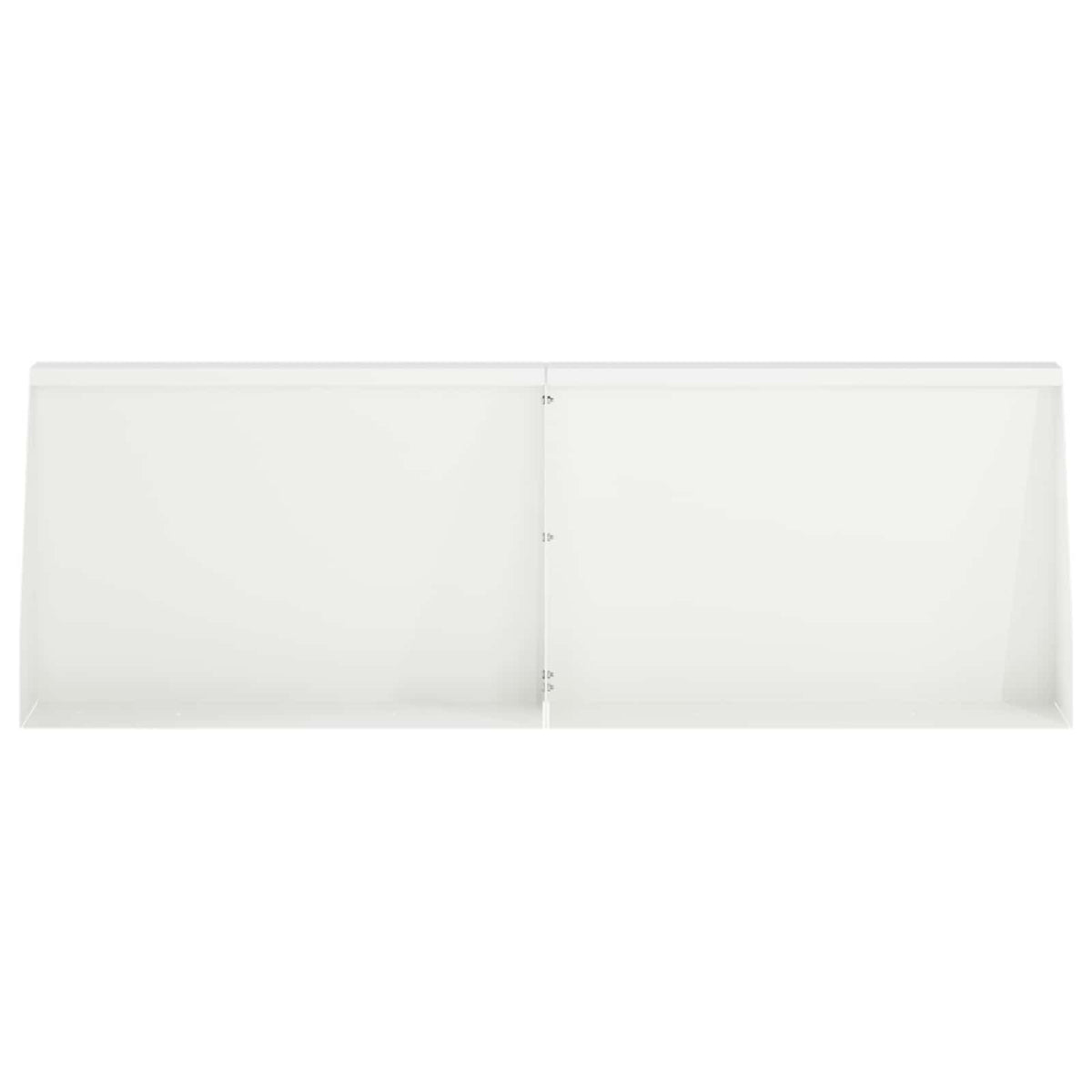 Retaining Wall 6 pcs 60 x 12 x 40 cm Steel White