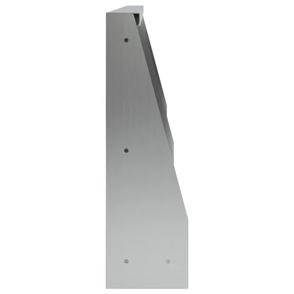 Retaining Wall 6 pcs 60 x 12 x 40 cm Galvanised Steel Silver