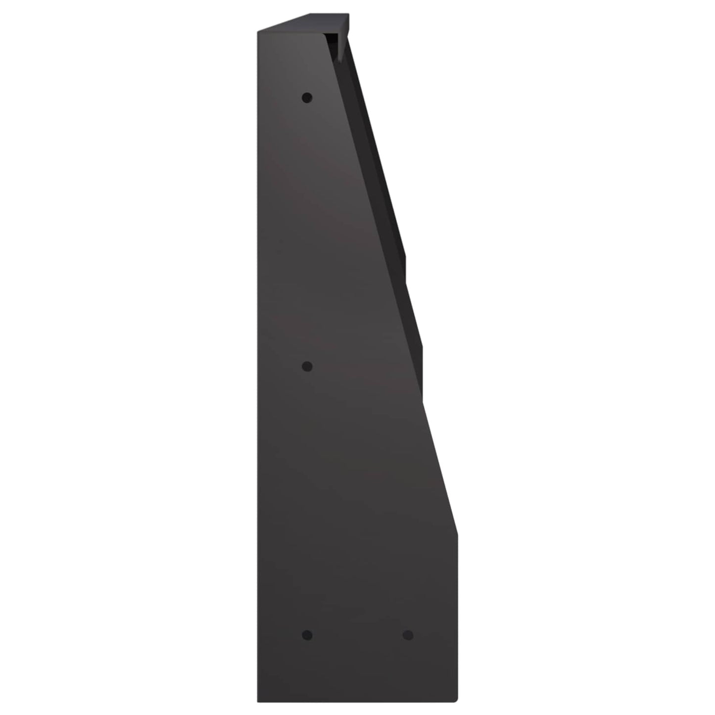 Retaining Wall 6 pcs 60 x 12 x 50 cm Steel Black