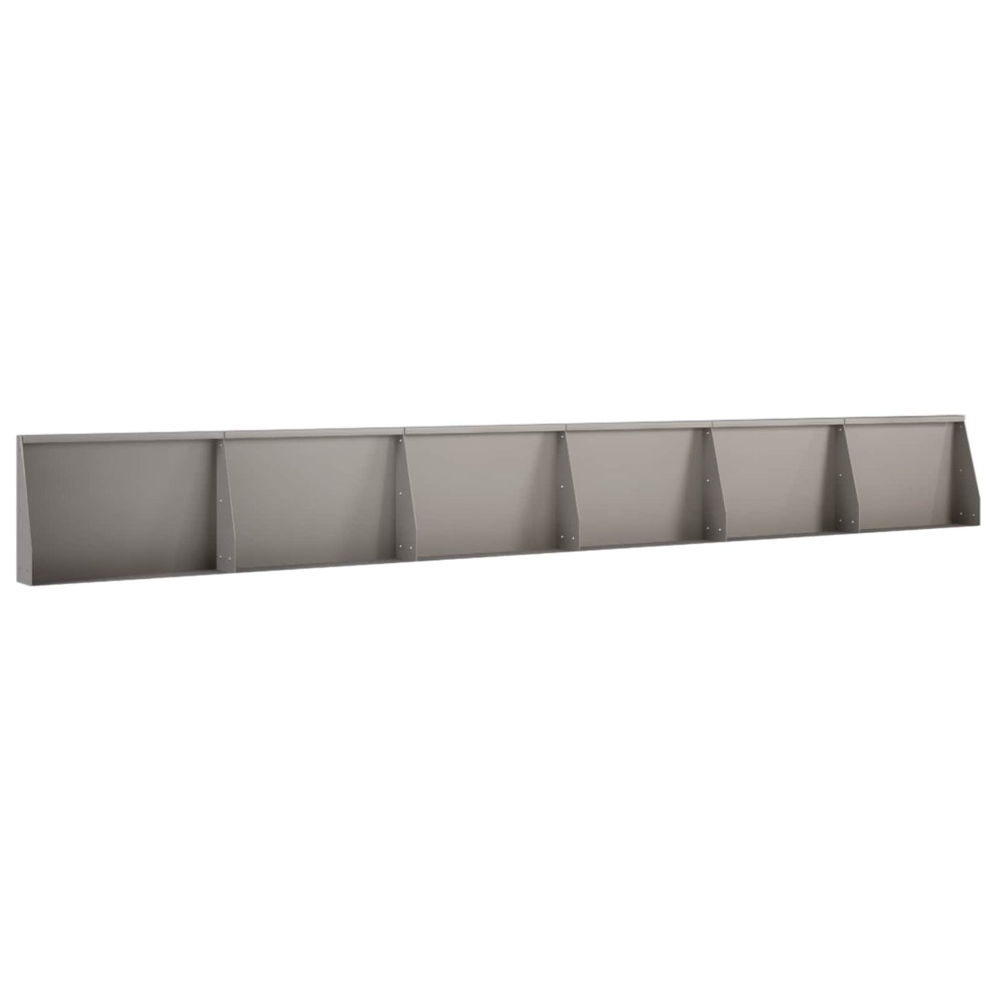 Retaining Wall 6 pcs 60 x 12 x 50 cm Weathering Steel Rusty