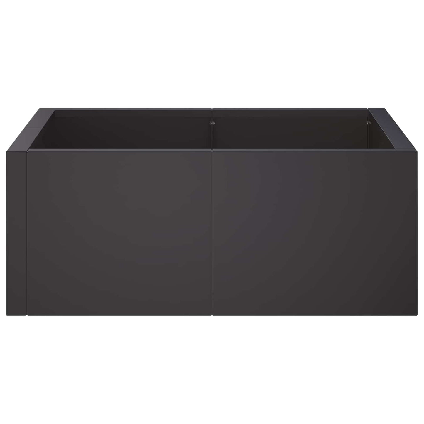 Retaining Wall 4 pcs 100 x 100 x 30 cm Steel Black