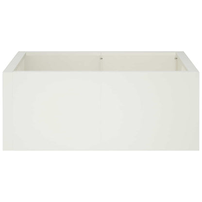Retaining Wall 4 pcs 100 x 100 x 30 cm Steel White