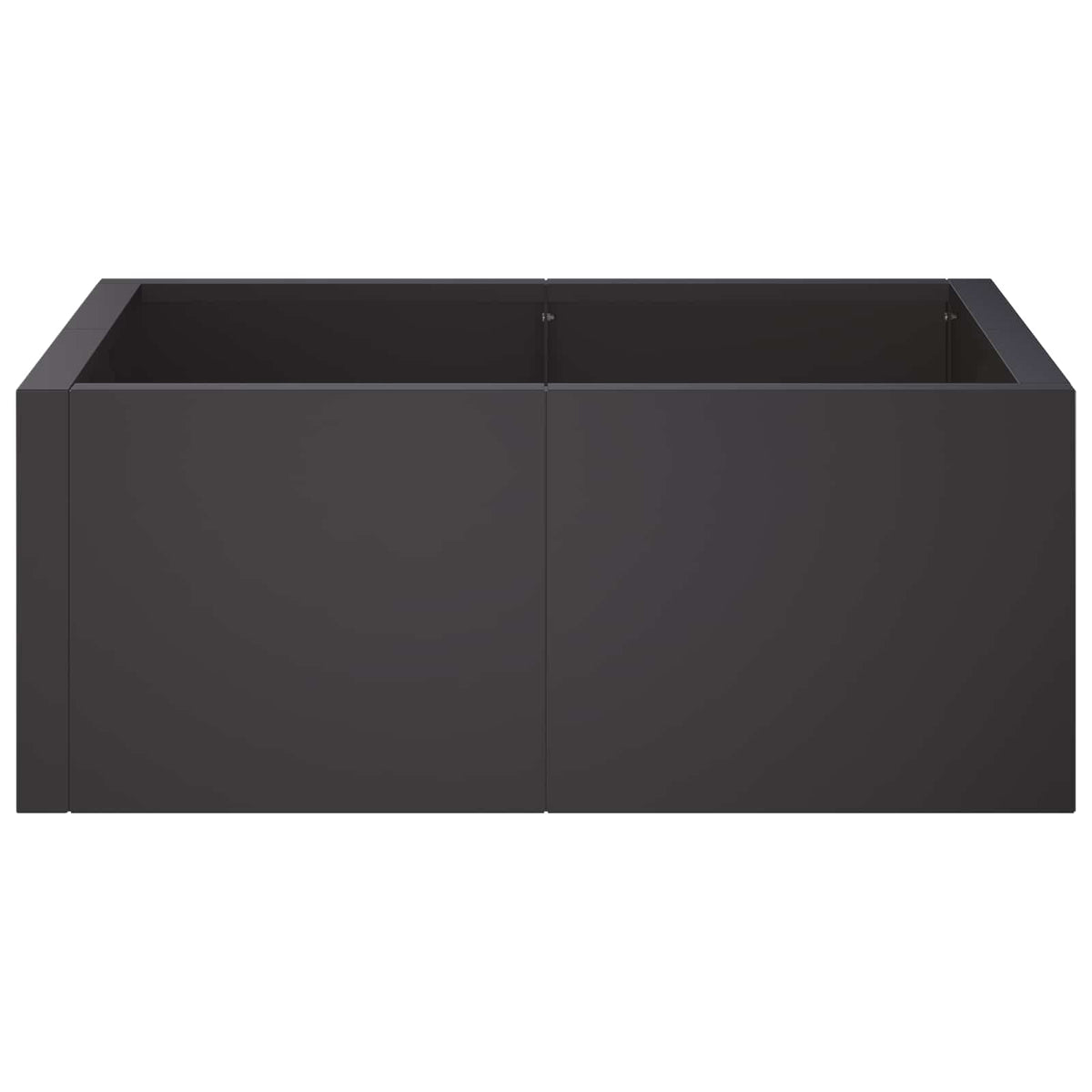Retaining Wall 4 pcs 100 x 100 x 40 cm Steel Black