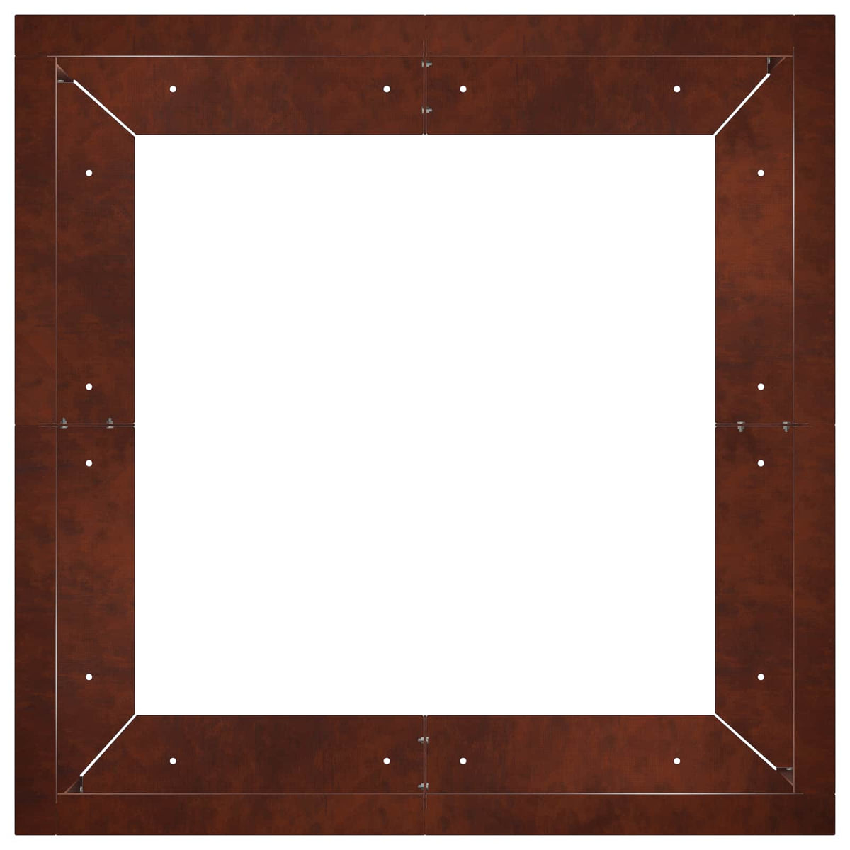 Retaining Wall 4 pcs 100 x 100 x 40 cm Weathering Steel Rusty