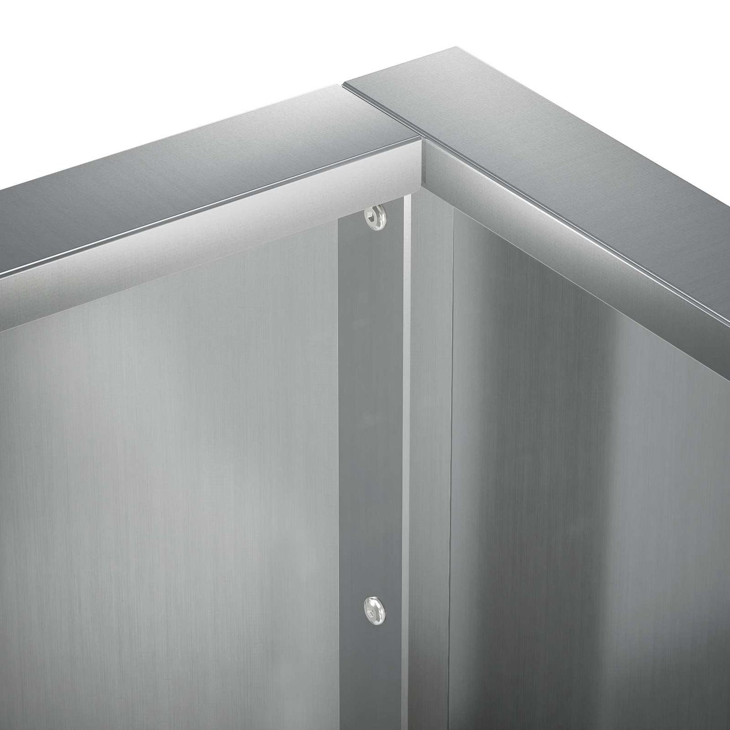 Retaining Wall 4 pcs 100 x 100 x 50 cm Galvanised Steel Silver