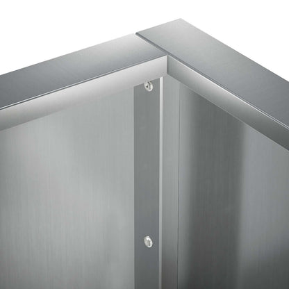 Retaining Wall 4 pcs 100 x 100 x 50 cm Galvanised Steel Silver