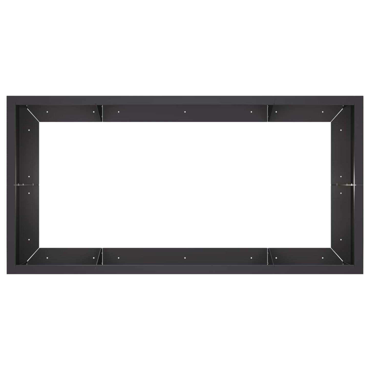 Retaining Wall 6 pcs 200 x 100 x 30 cm Steel Black