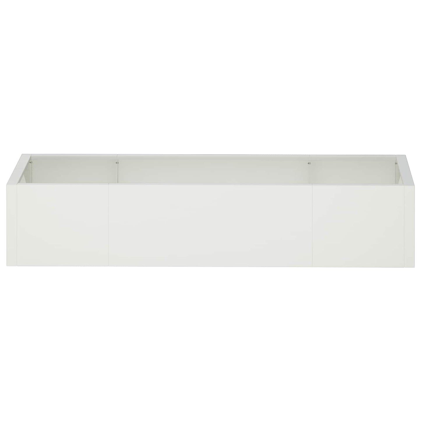 Retaining Wall 6 pcs 200 x 100 x 30 cm Steel White