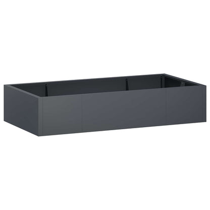 Retaining Wall 6 pcs 200 x 100 x 30 cm Steel Anthracite
