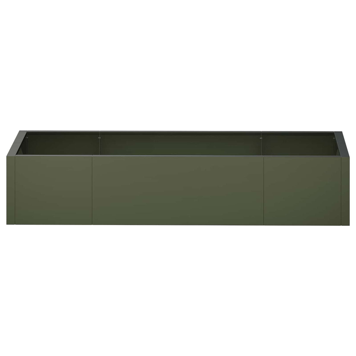 Retaining Wall 6 pcs 200 x 100 x 30 cm Steel Olive Green