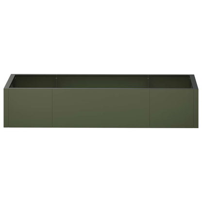 Retaining Wall 6 pcs 200 x 100 x 30 cm Steel Olive Green