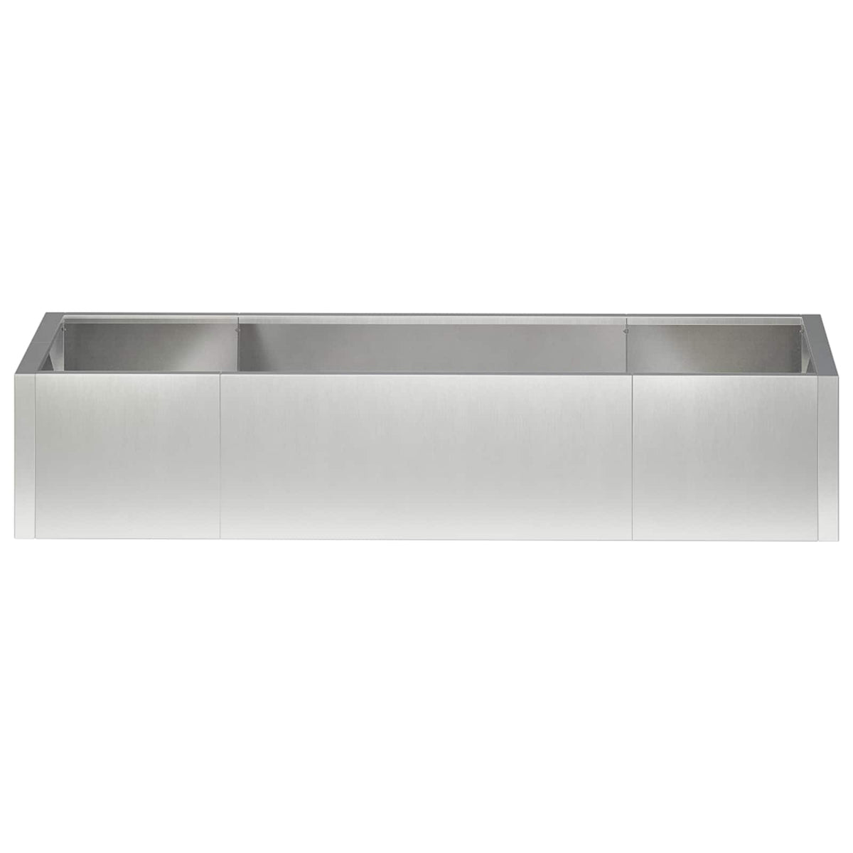 Retaining Wall 6 pcs 200 x 100 x 30 cm Stainless Steel Silver