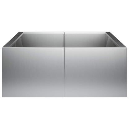 Retaining Wall 6 pcs 200 x 100 x 30 cm Galvanised Steel Silver