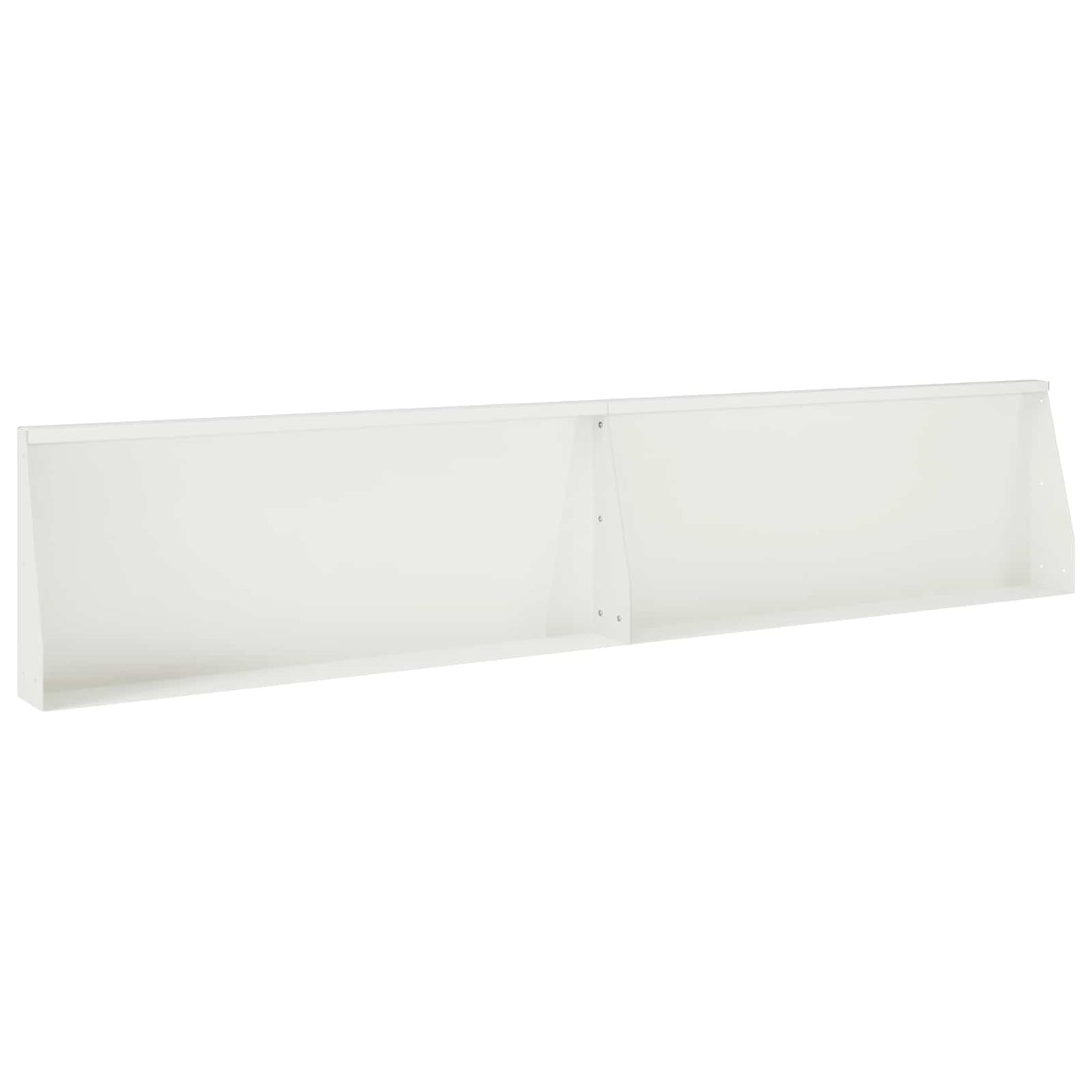 Retaining Wall 6 pcs 200 x 100 x 40 cm Steel White