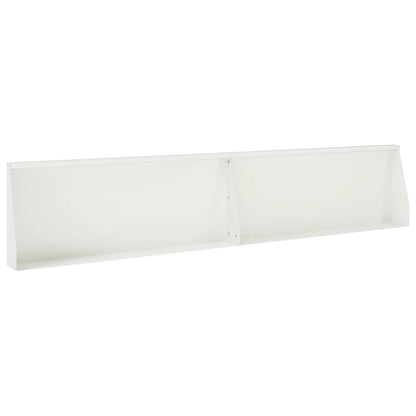 Retaining Wall 6 pcs 200 x 100 x 40 cm Steel White