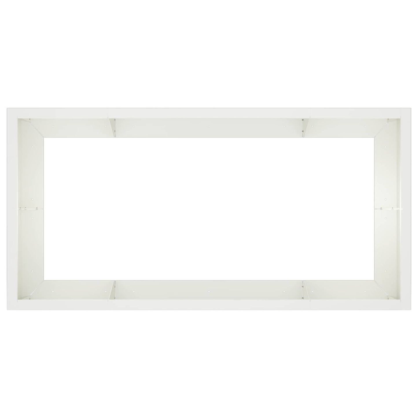 Retaining Wall 6 pcs 200 x 100 x 40 cm Steel White