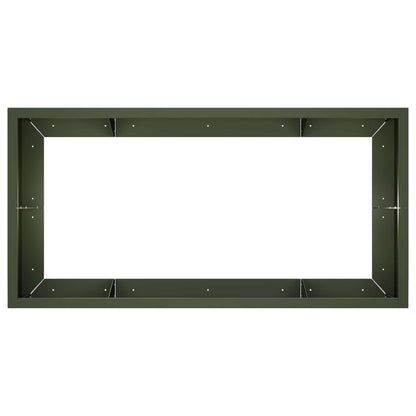 Retaining Wall 6 pcs 200 x 100 x 40 cm Steel Olive Green