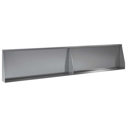 Retaining Wall 6 pcs 200 x 100 x 40 cm Galvanised Steel Silver